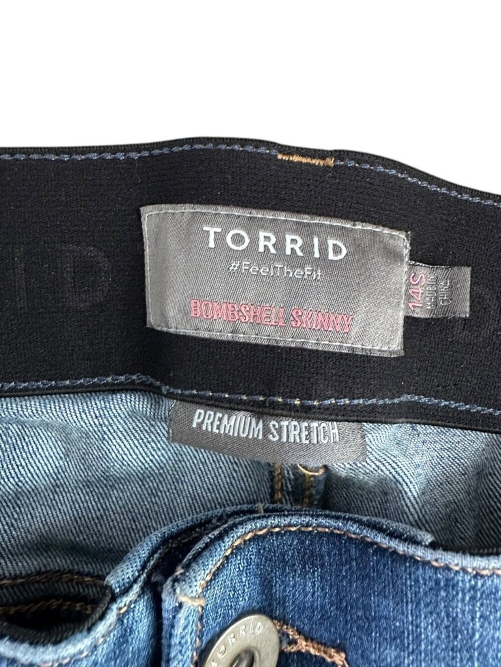 Torrid Bombshell Skinny Jeans | Premium Stretch | Size 14 Short - Picture 2 of 10